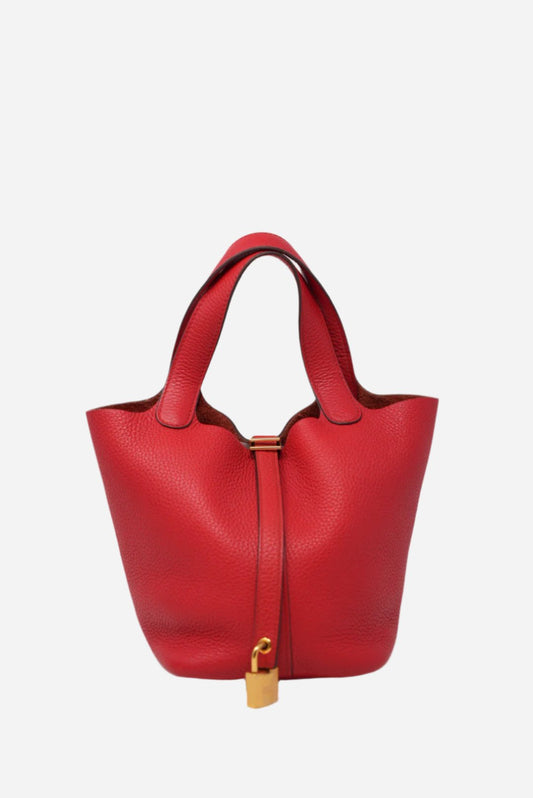 Hermes 2020 Picotin Lock 18 Red