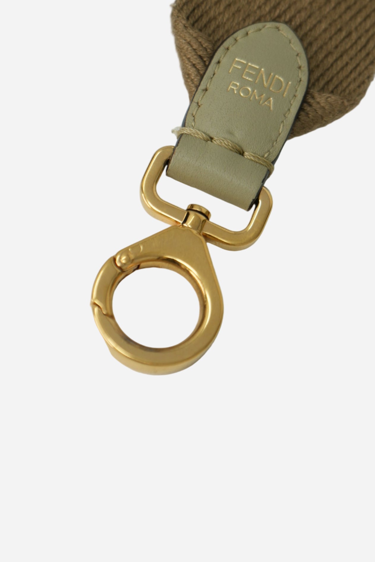 Fendi Vitello Seta Medium Peekaboo X-Lite Mandorlo Bag