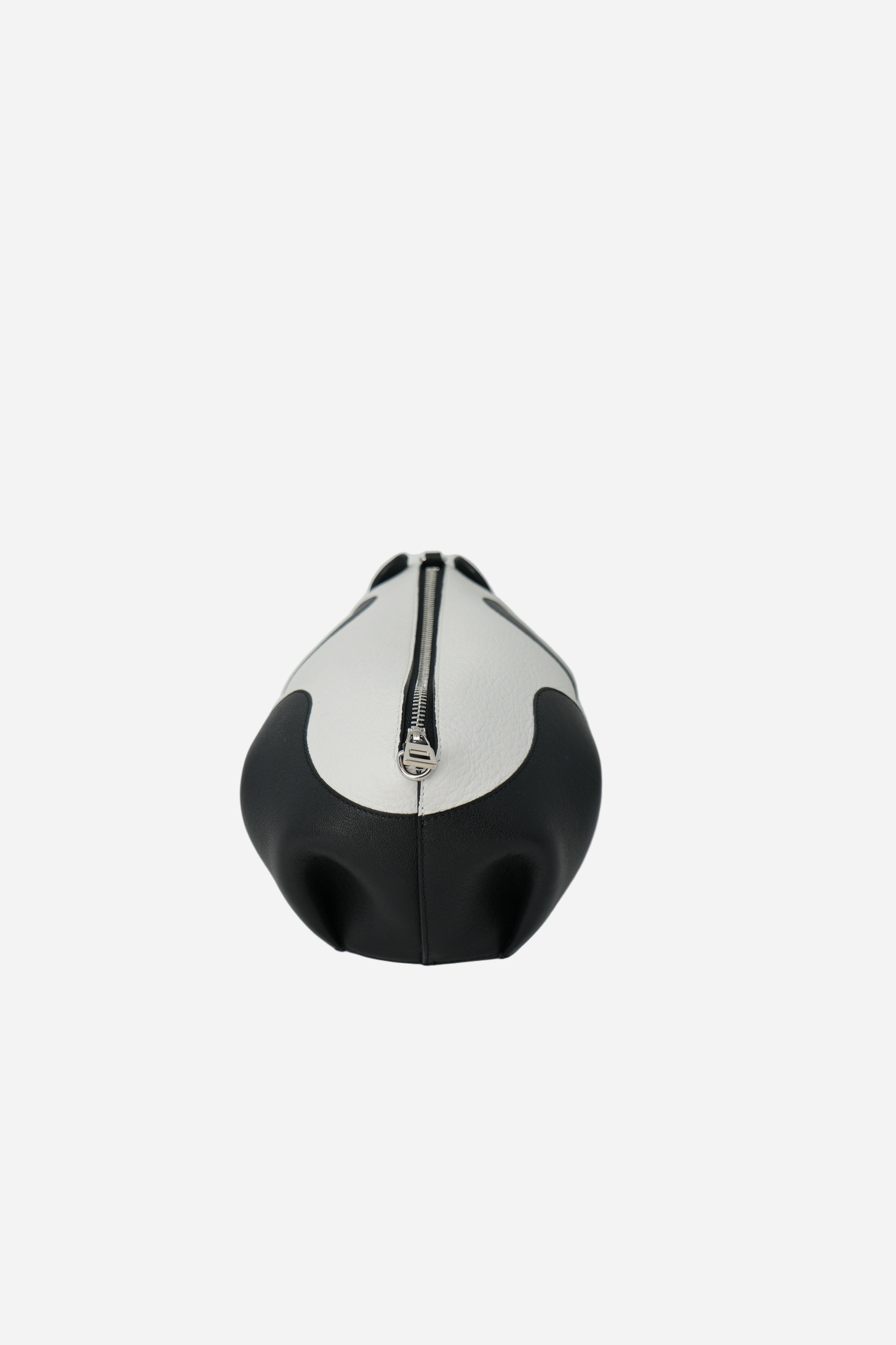 Loewe Black/White Calfskin Panda Crossbody Bag