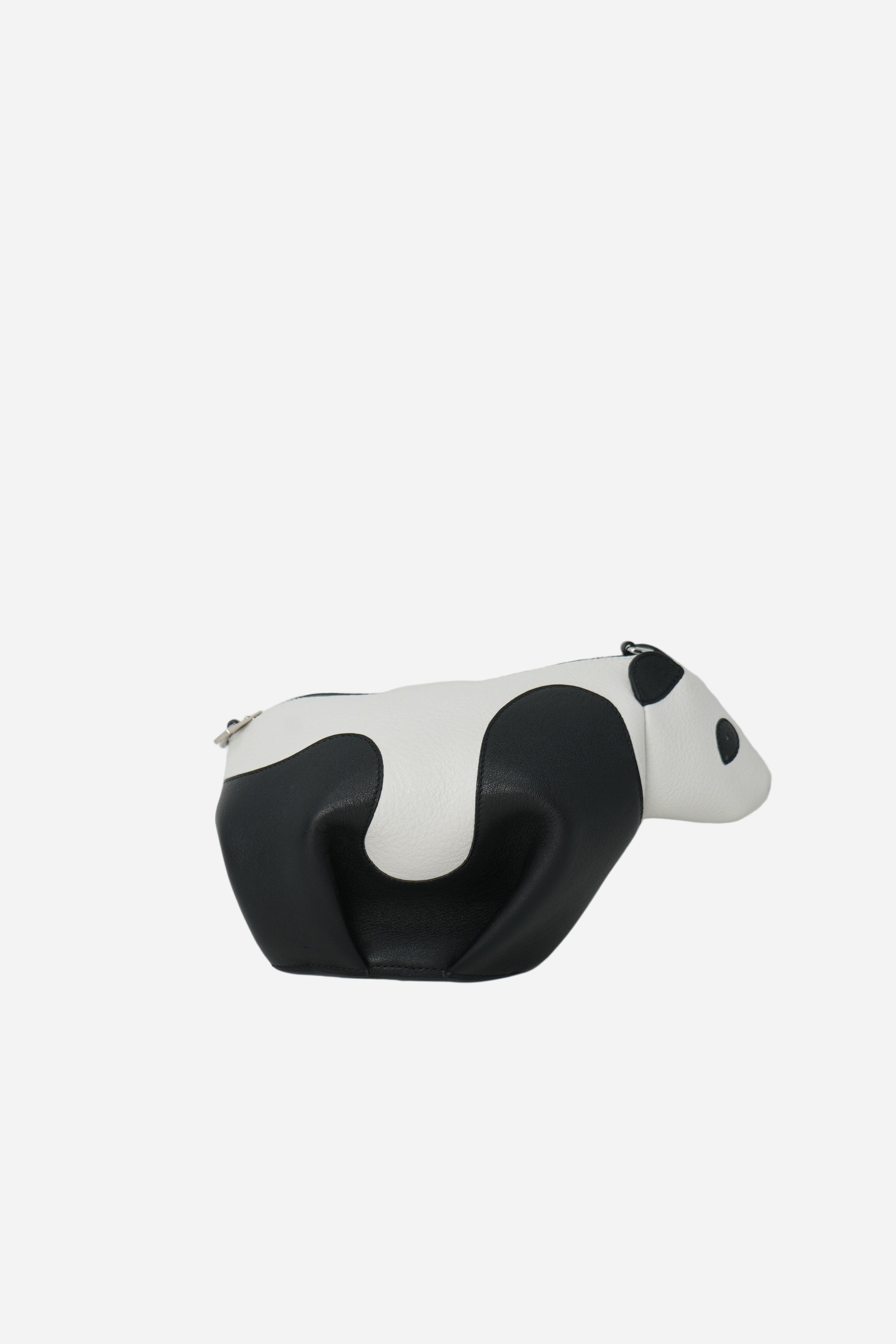 Loewe Black/White Calfskin Panda Crossbody Bag