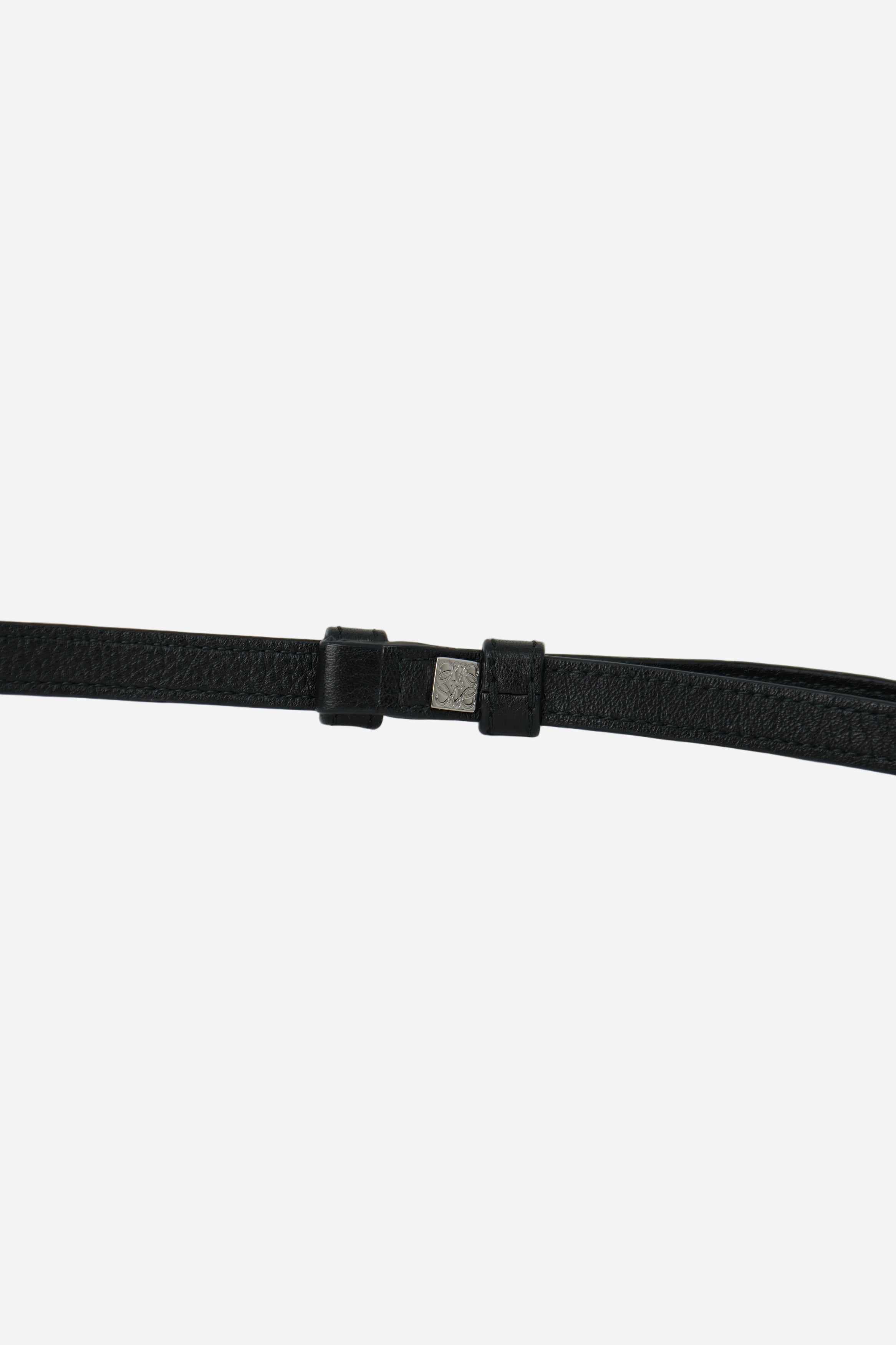 Loewe Black/White Calfskin Panda Crossbody Bag