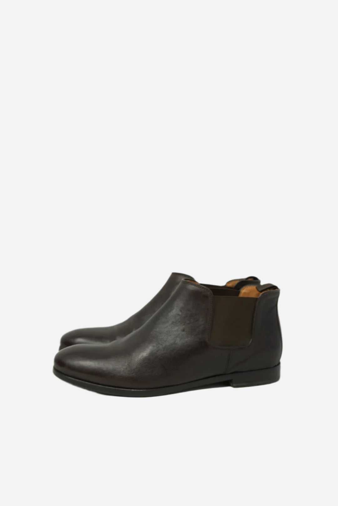 Heschung Brown Leather Ankle Boots