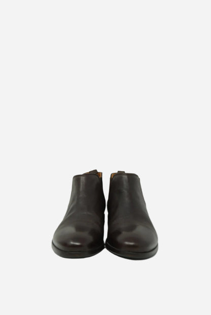 Heschung Brown Leather Ankle Boots