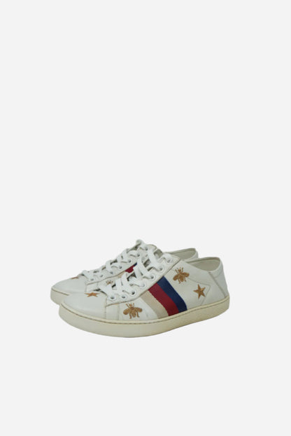 Gucci White Ace Bee Sneaker