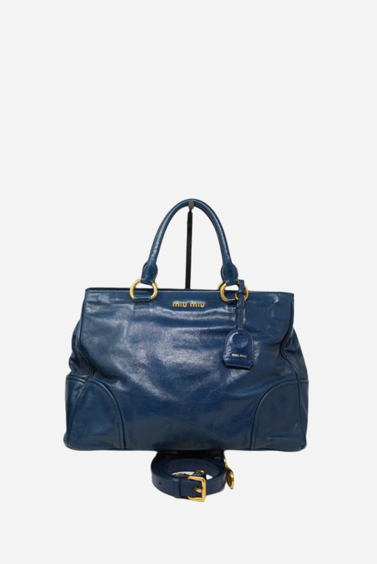 Miu Miu 2 Ways Calfskin Shoulder Bag