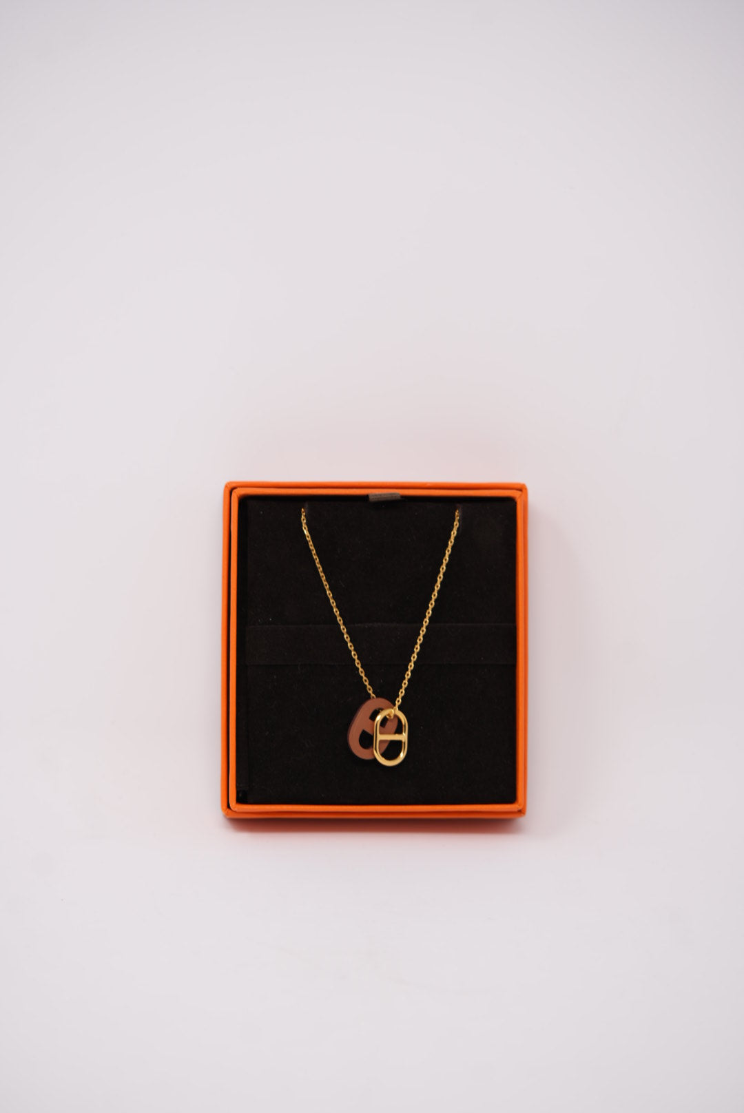 HERMES O'Maillon Pendant Necklace New