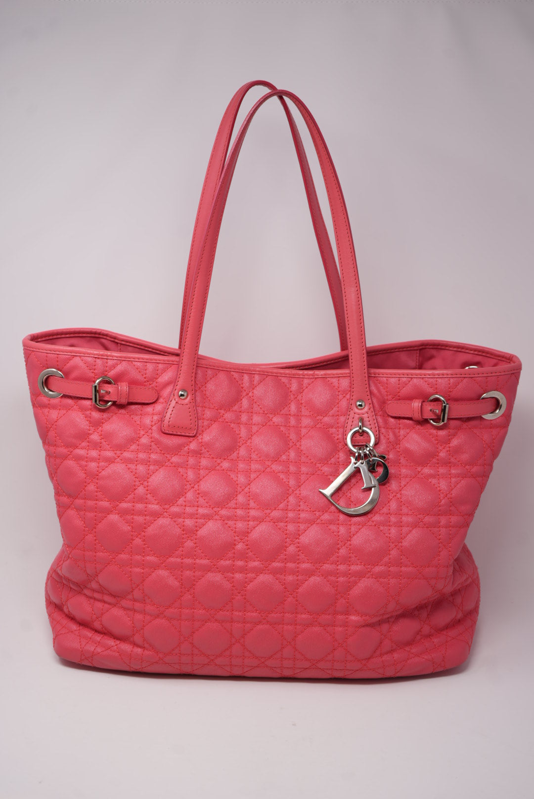 Dior 2012 Canvas Tote Red