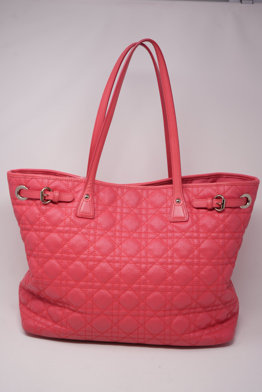 Dior 2012 Canvas Tote Red