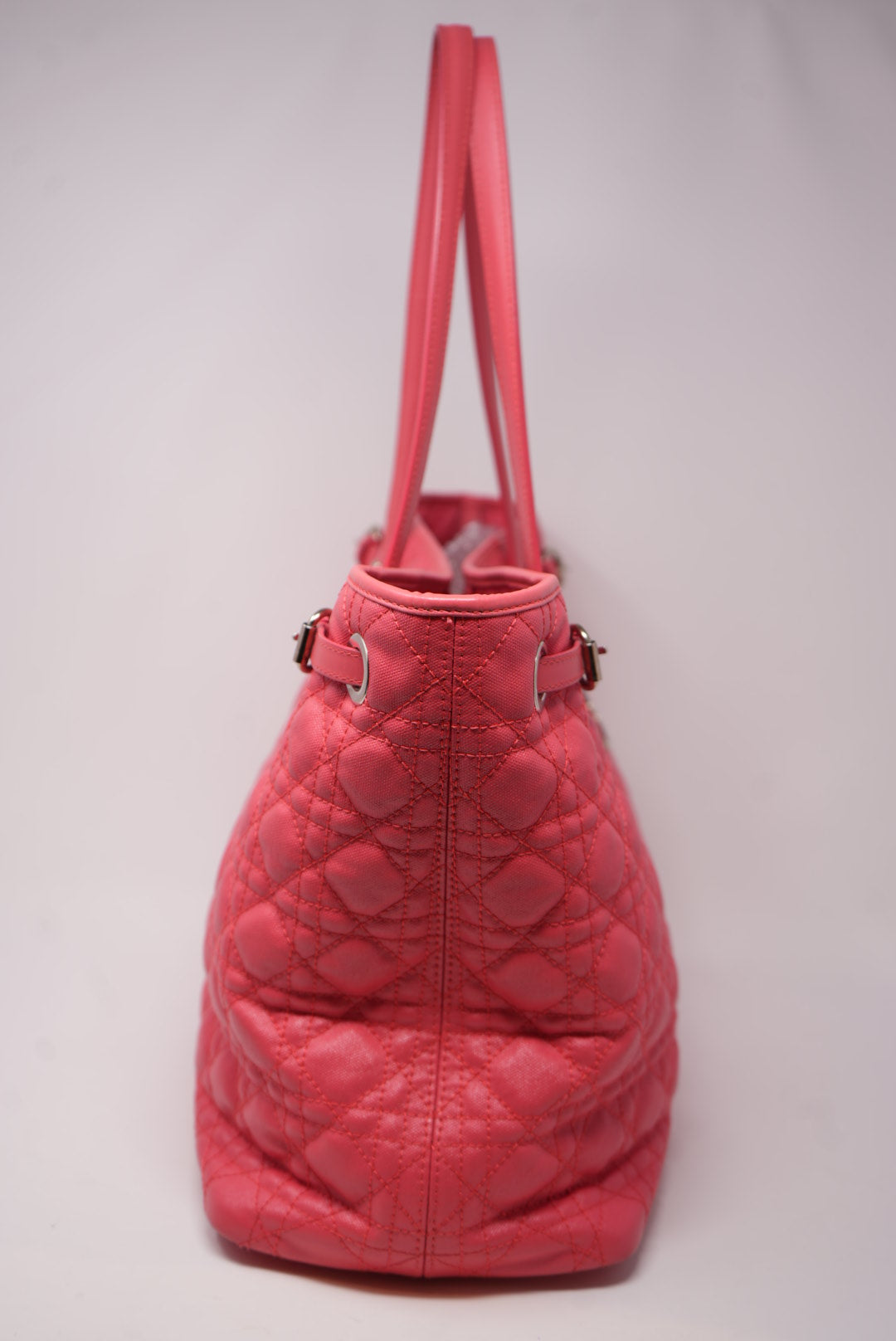 Dior 2012 Canvas Tote Red