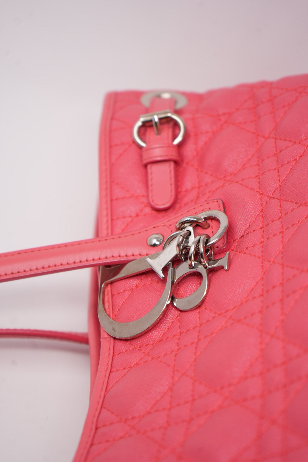 Dior 2012 Canvas Tote Red