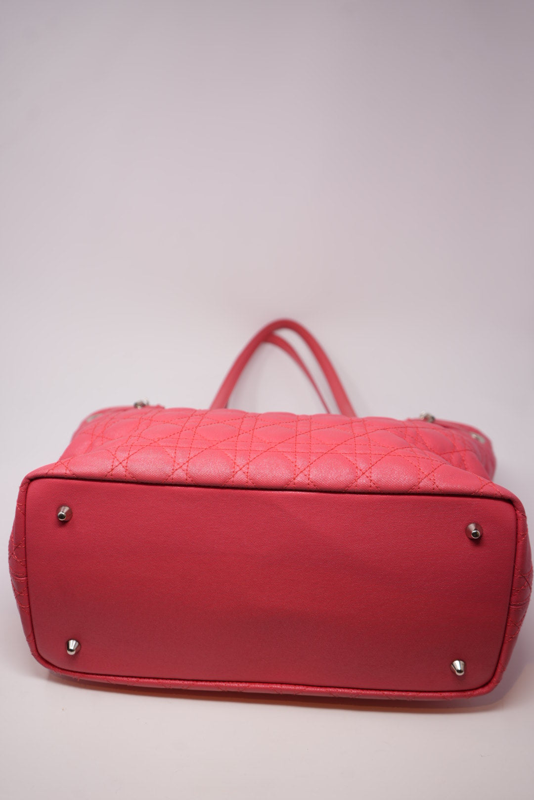 Dior 2012 Canvas Tote Red