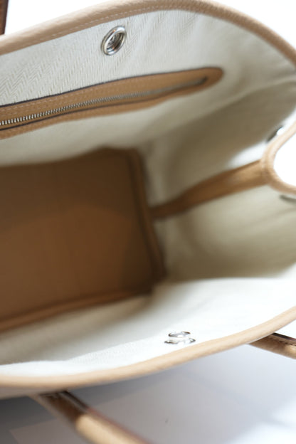 Hermes 2022 Biscuit Negonda Leather Garden Party 30