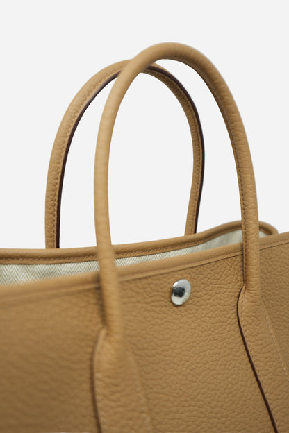 Hermes 2022 Biscuit Negonda Leather Garden Party 30