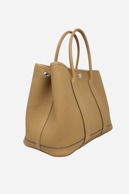 Hermes 2022 Biscuit Negonda Leather Garden Party 30