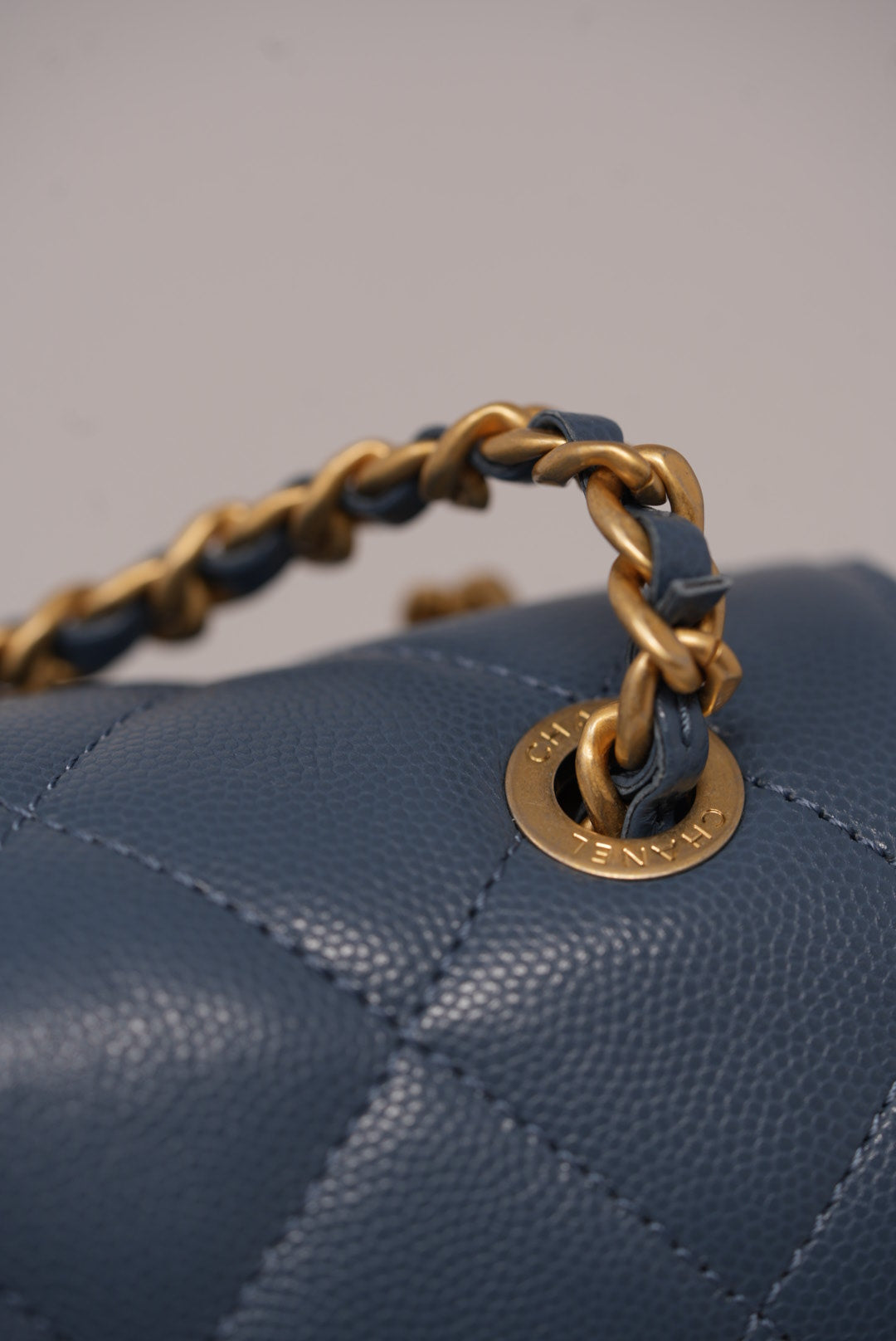 Pre-Owned Chanel Ado Backpack Caviar 2023
