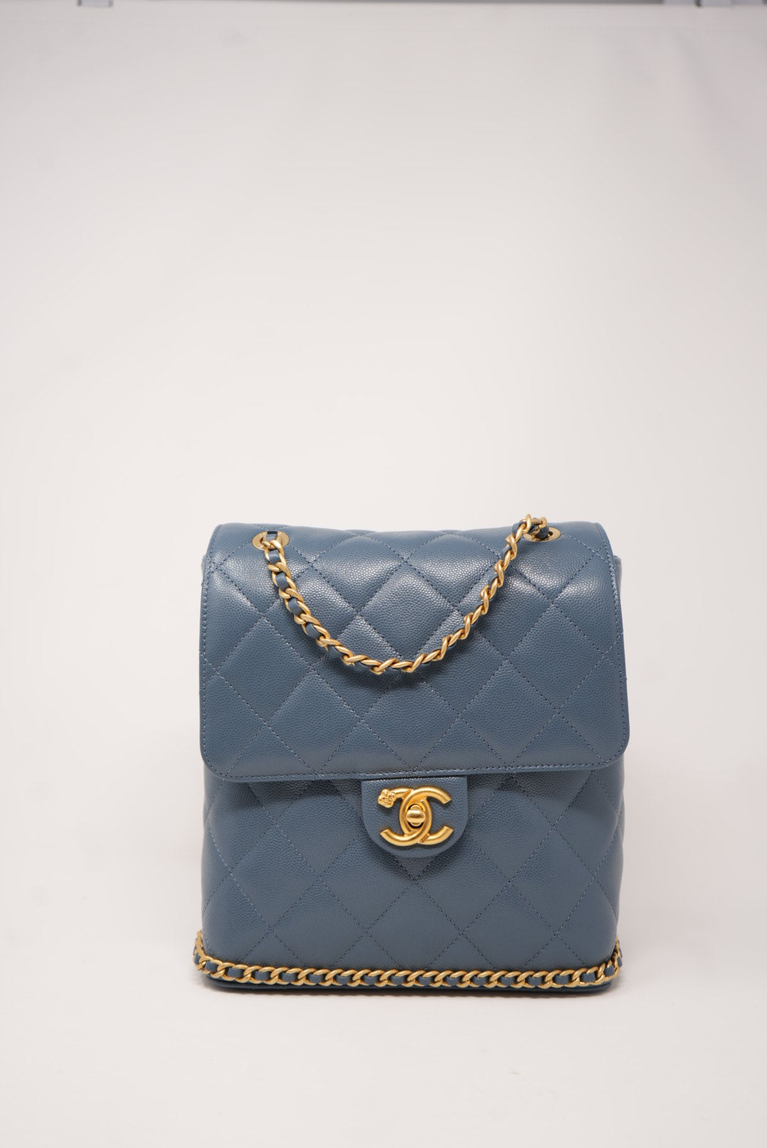 Pre-Owned Chanel Ado Backpack Caviar 2023