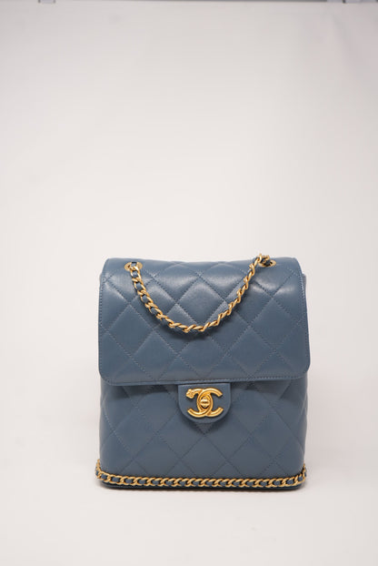 Pre-Owned Chanel Ado Backpack Caviar 2023