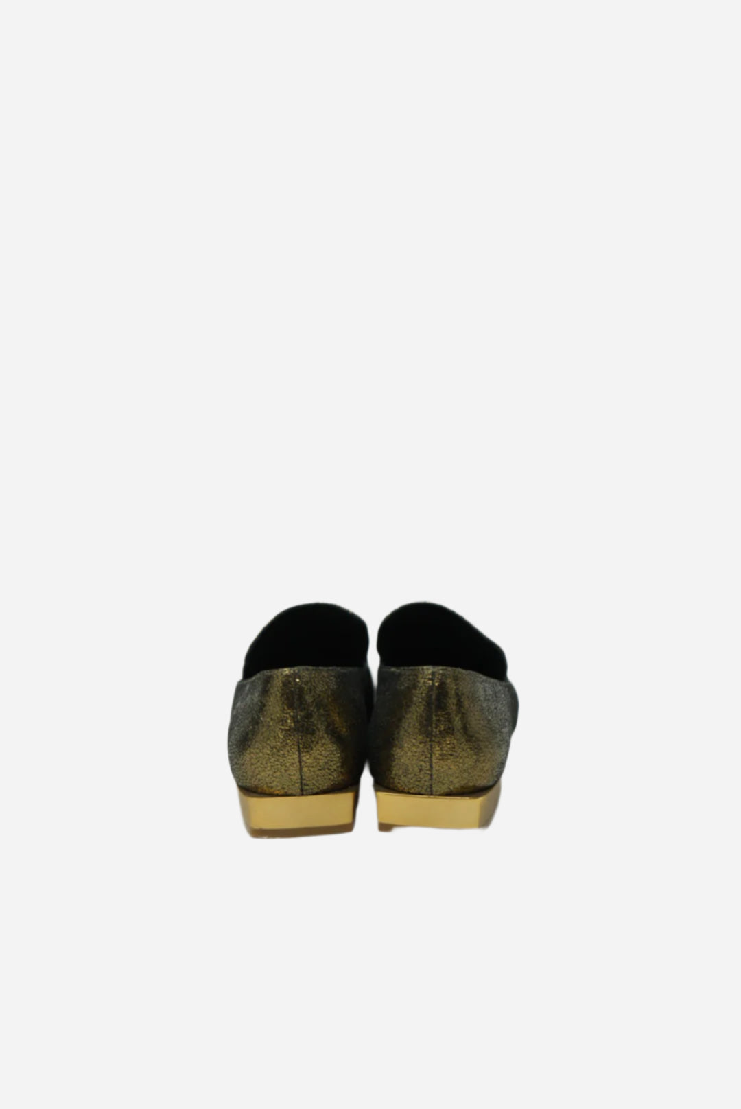 Salvatore Ferragamo Gold Leather Loafer