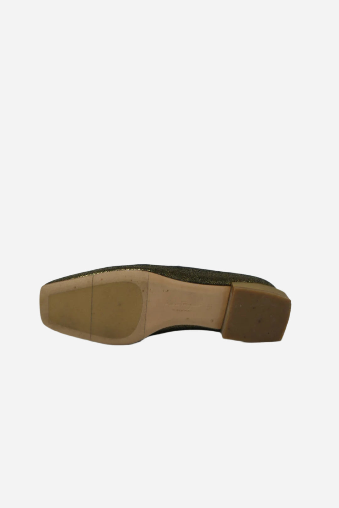 Salvatore Ferragamo Gold Leather Loafer