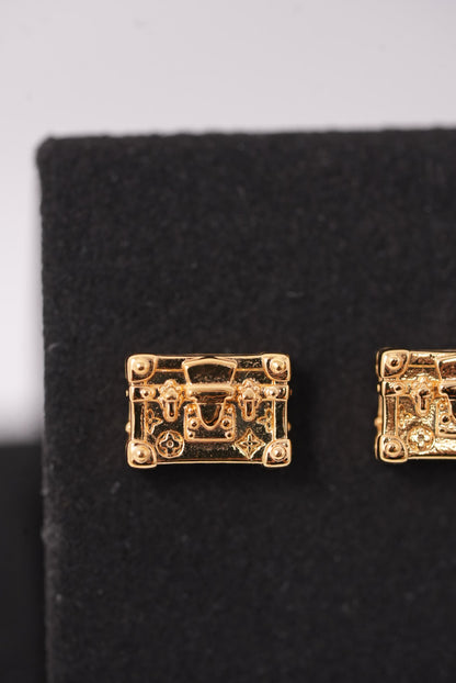 Louis Vuitton Petite Malle Earrings w/box