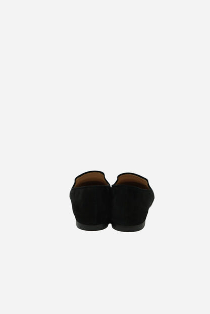 Giuseppe Zanotti Black Velvet Crystal Loafer
