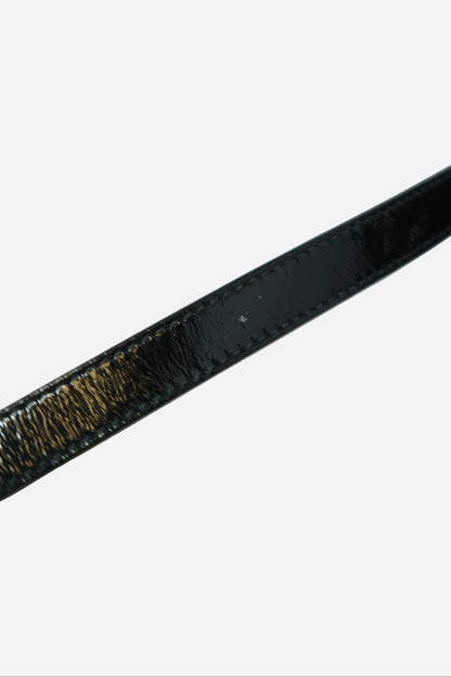 Christian Dior 2014 Black Patent Leather Medium Lady Dior Bag