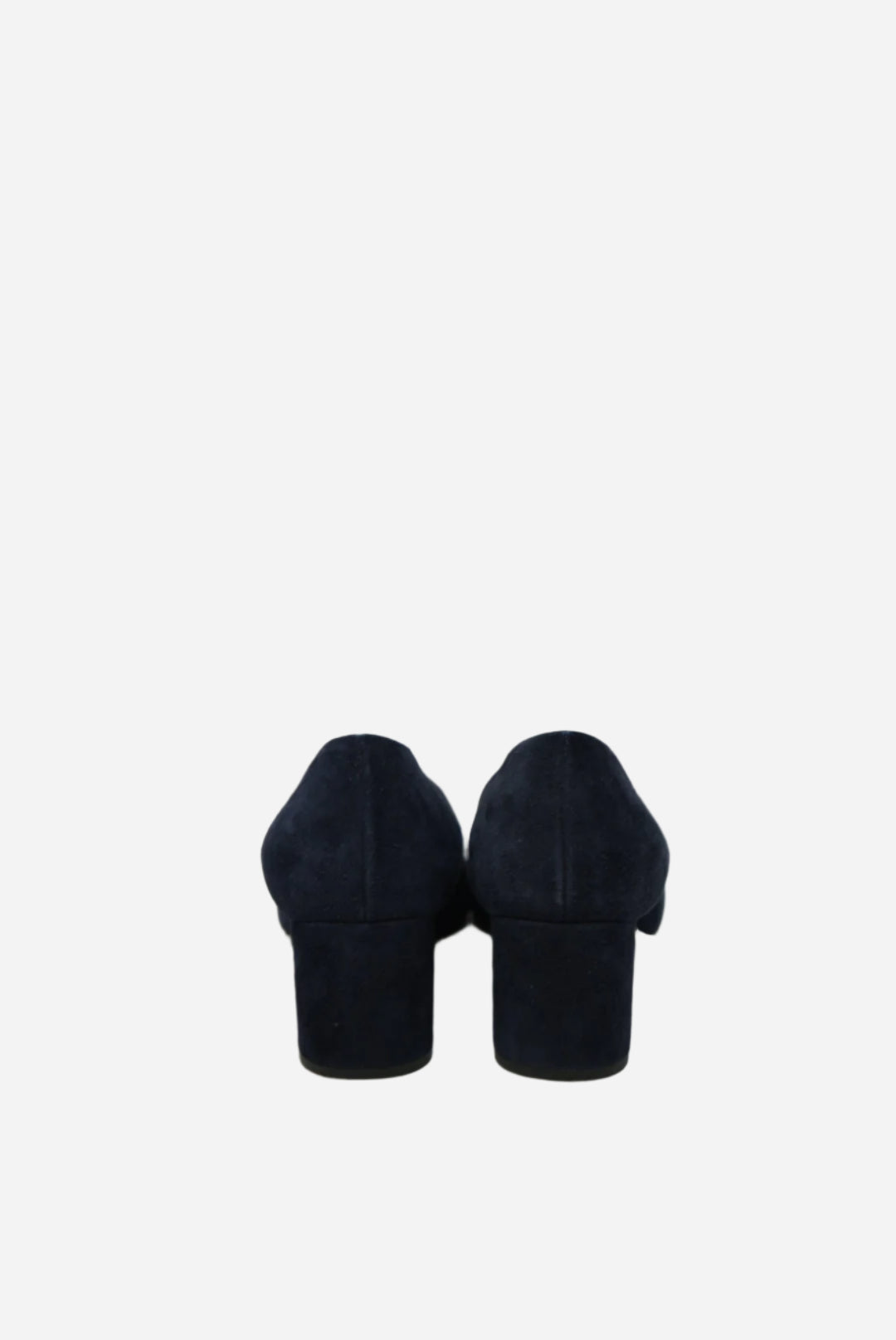 Prada Navy Blue Velvet Heels