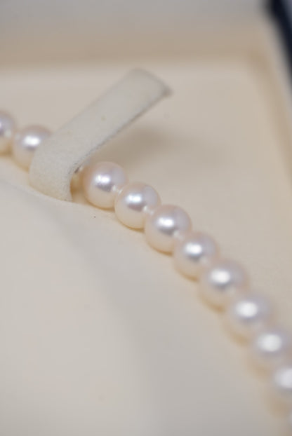 Tasaki 5.8-6.1mm Necklace Silver Hardware