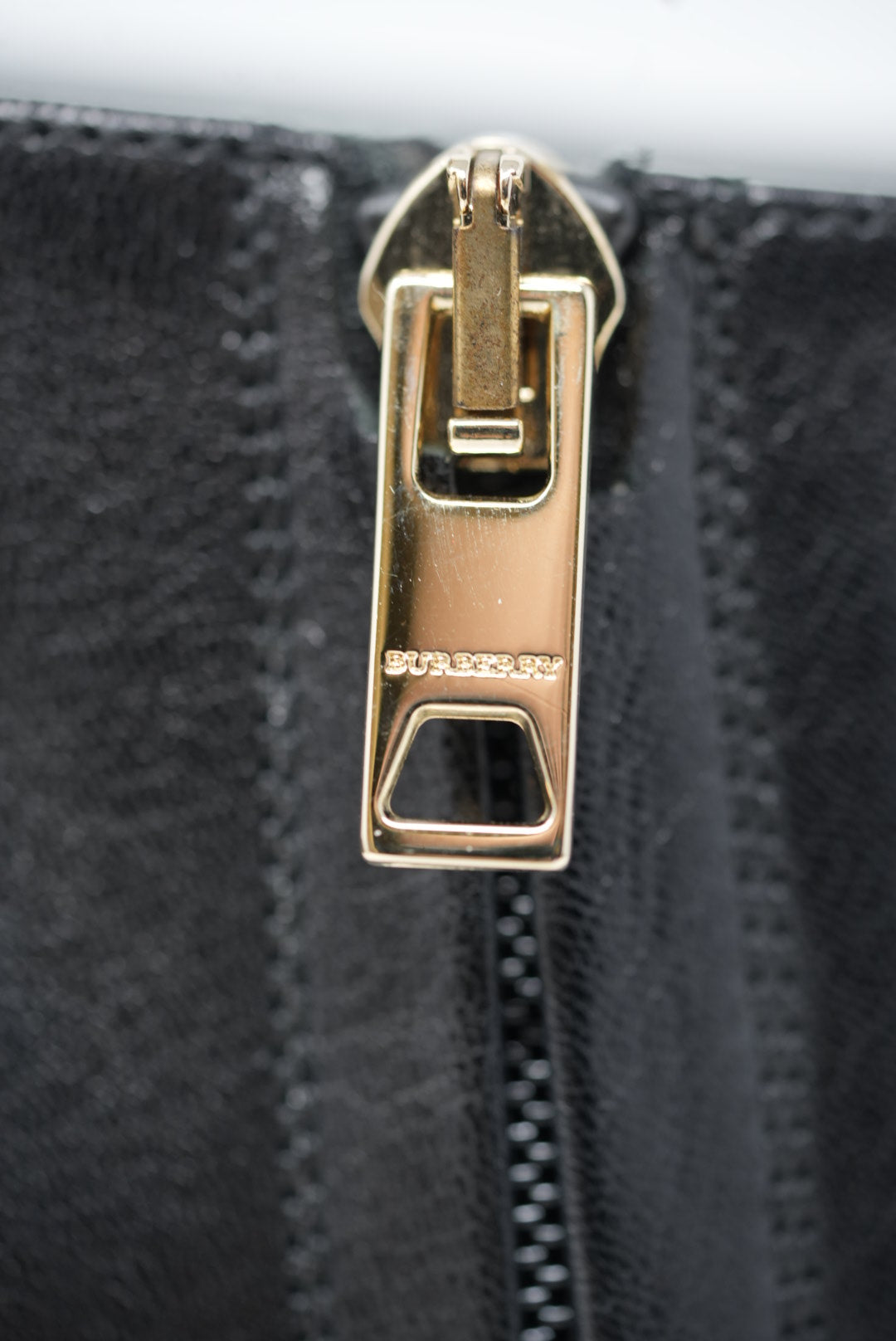 Burberry Leather Zip-Up Ankle Heeled Boots