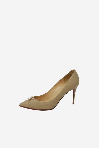 Christian Louboutin Beige Leather Heels