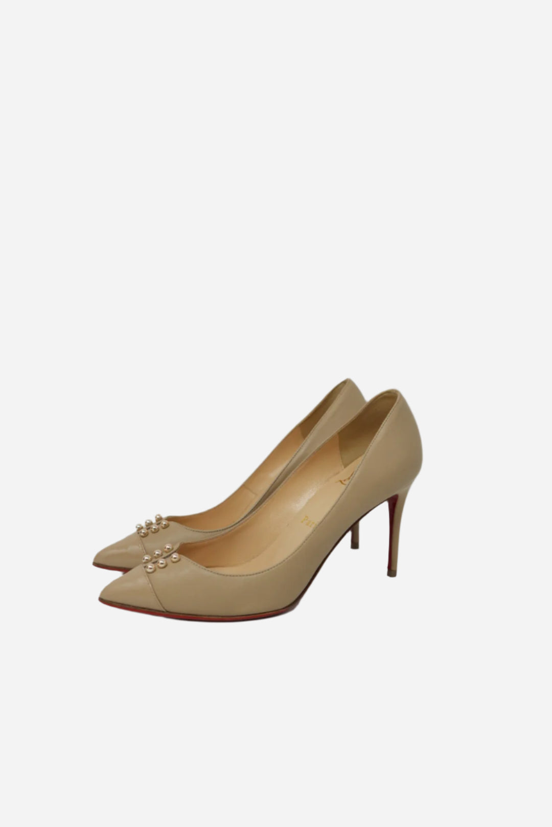 Christian Louboutin Beige Leather Heels