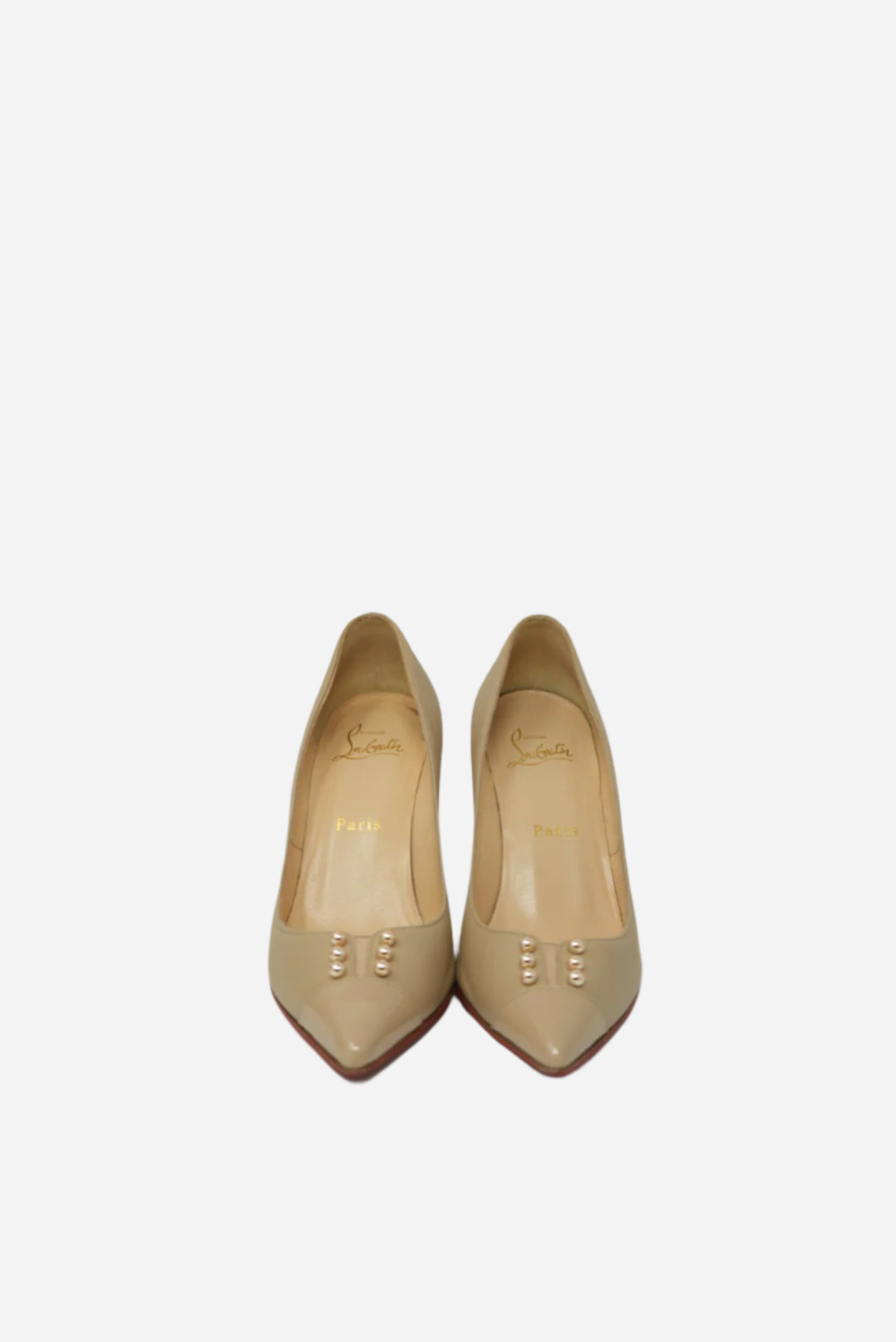 Christian Louboutin Beige Leather Heels