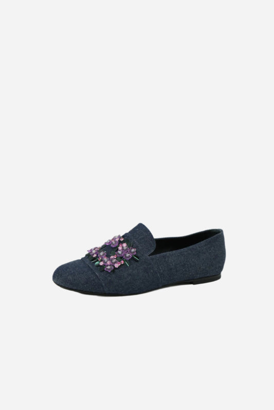 Roger Vivier Denim Loafer