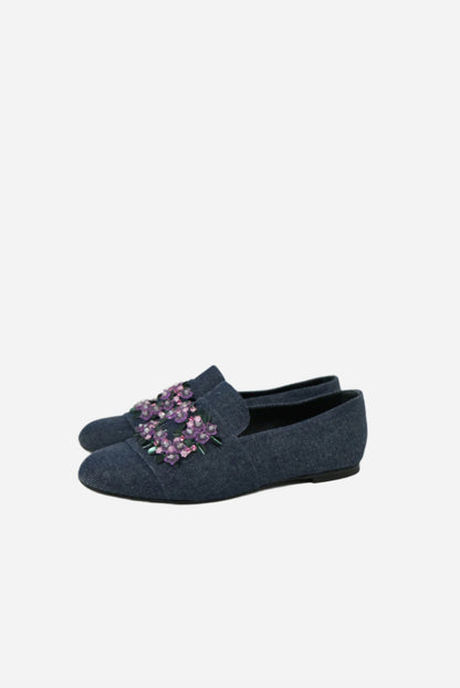 Roger Vivier Denim Loafer