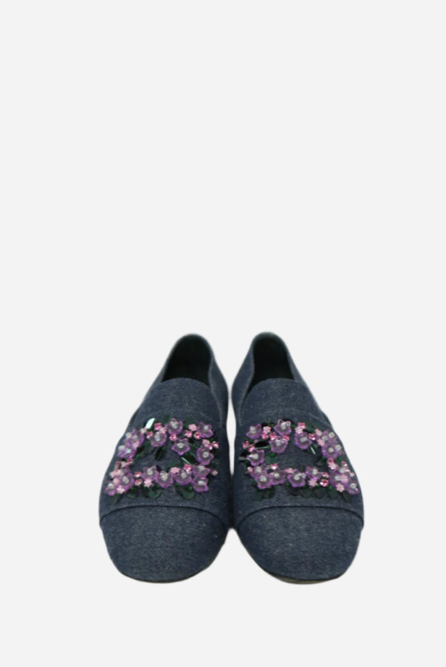 Roger Vivier Denim Loafer Size 36