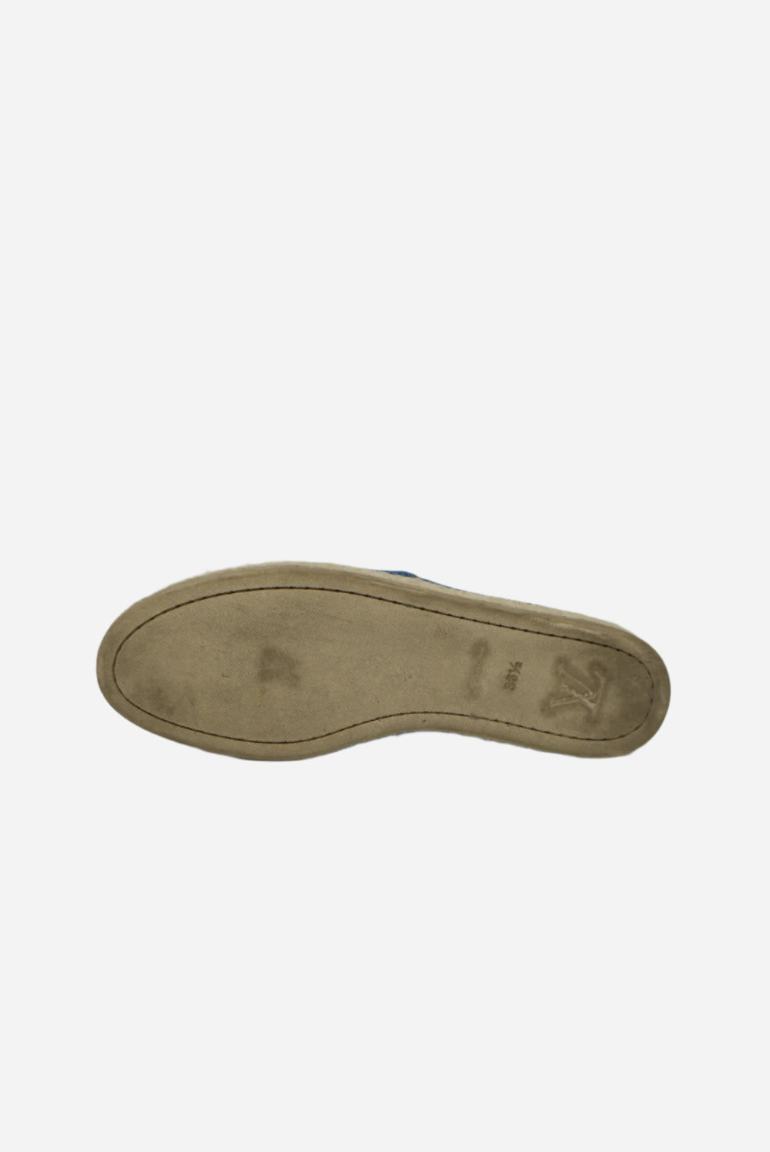 Louis Vuitton Blue Denim De Voyage Flats