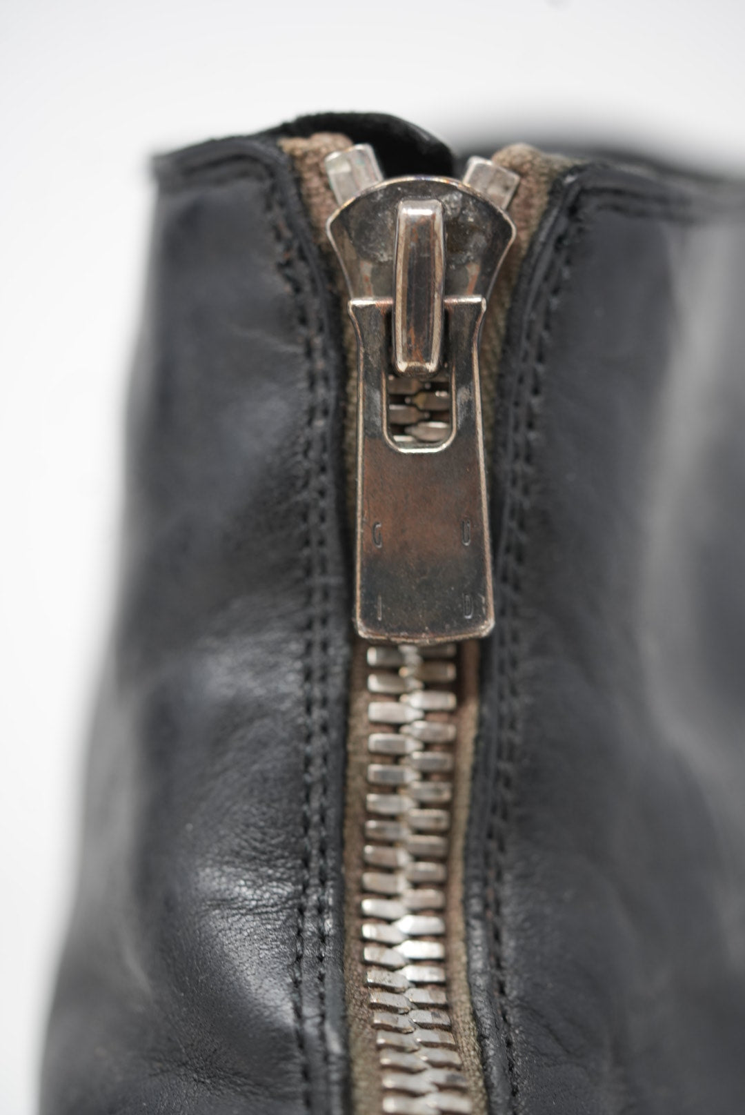 Guidi Black Leather PL1 Ankle Boots