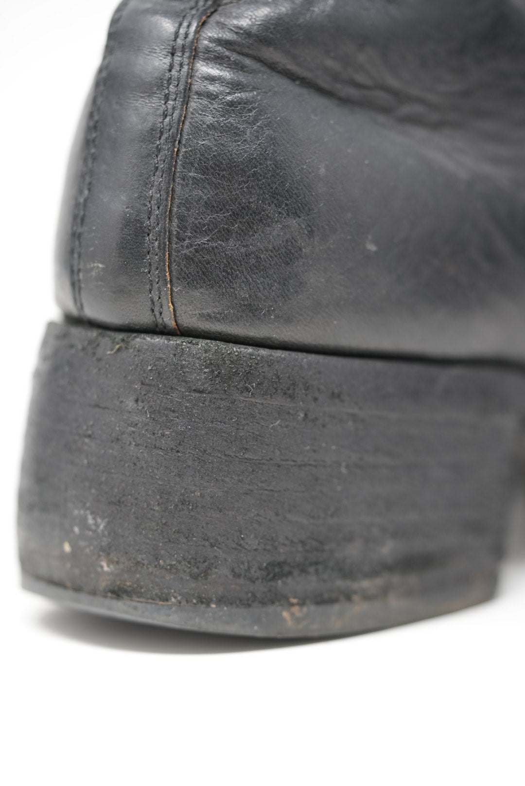 Guidi Black Leather PL1 Ankle Boots