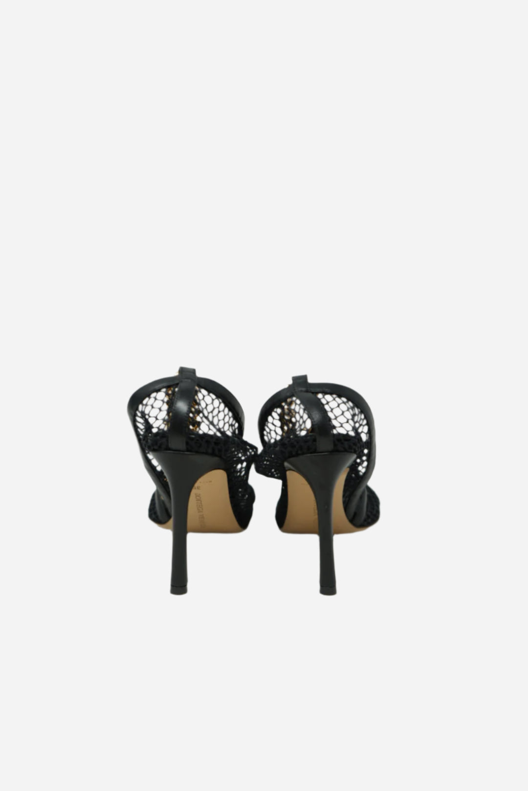 BV Black Chain Ankle Sandals