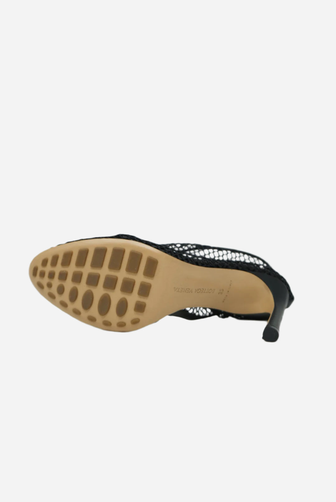BV Black Chain Ankle Sandals