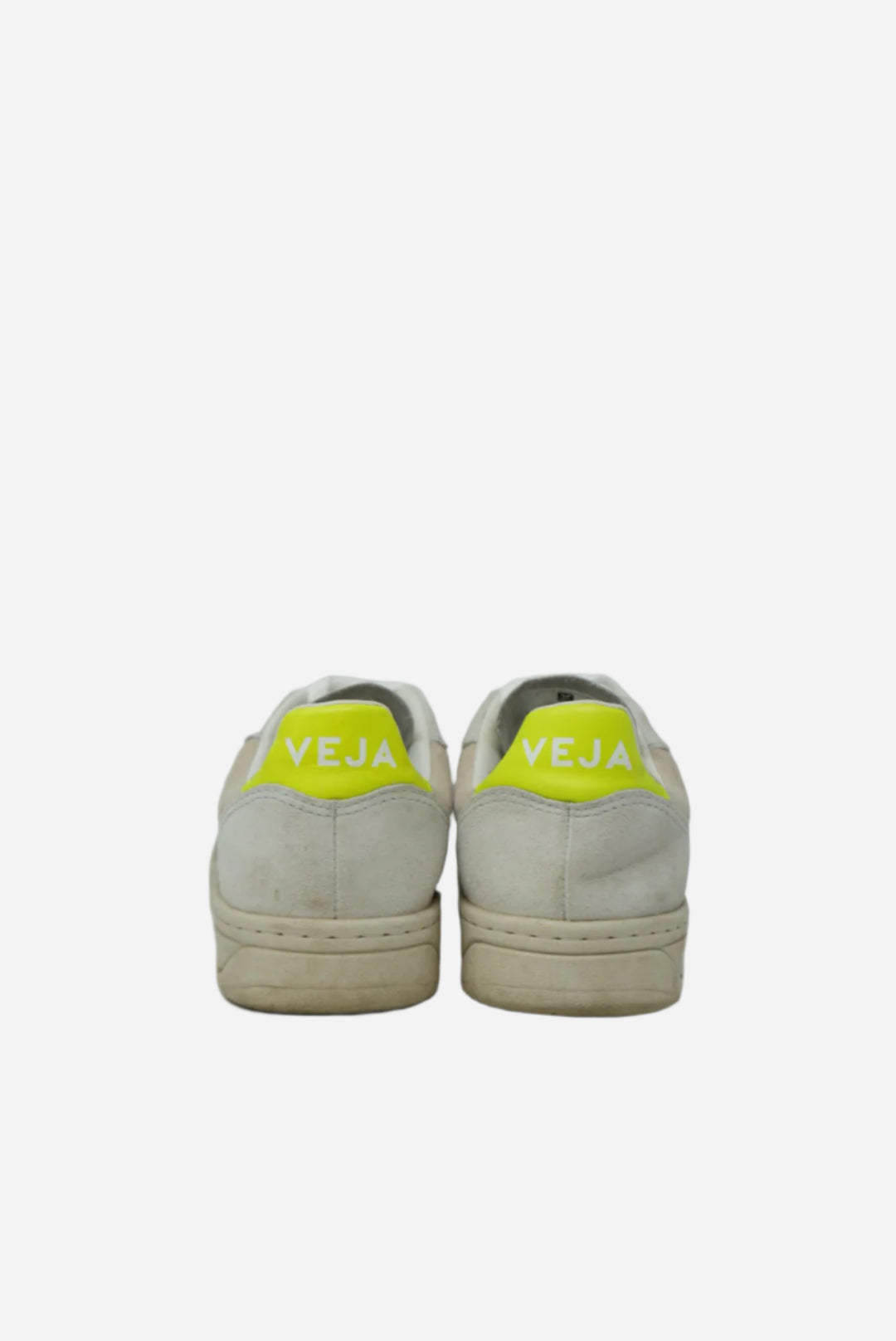 Veja White Suede Leather Sneakers