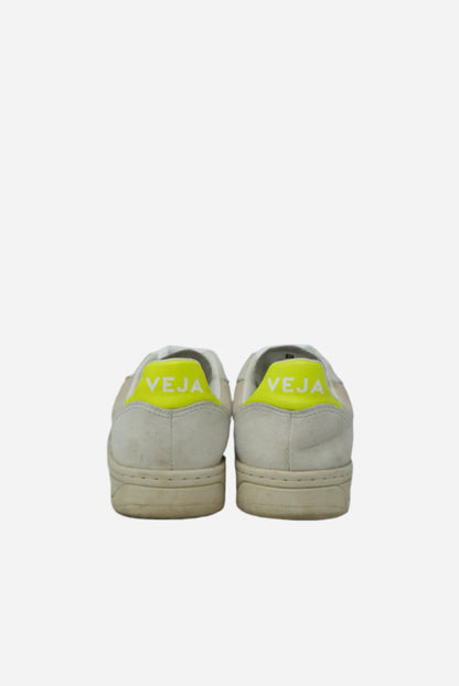 Veja White Suede Leather Sneakers