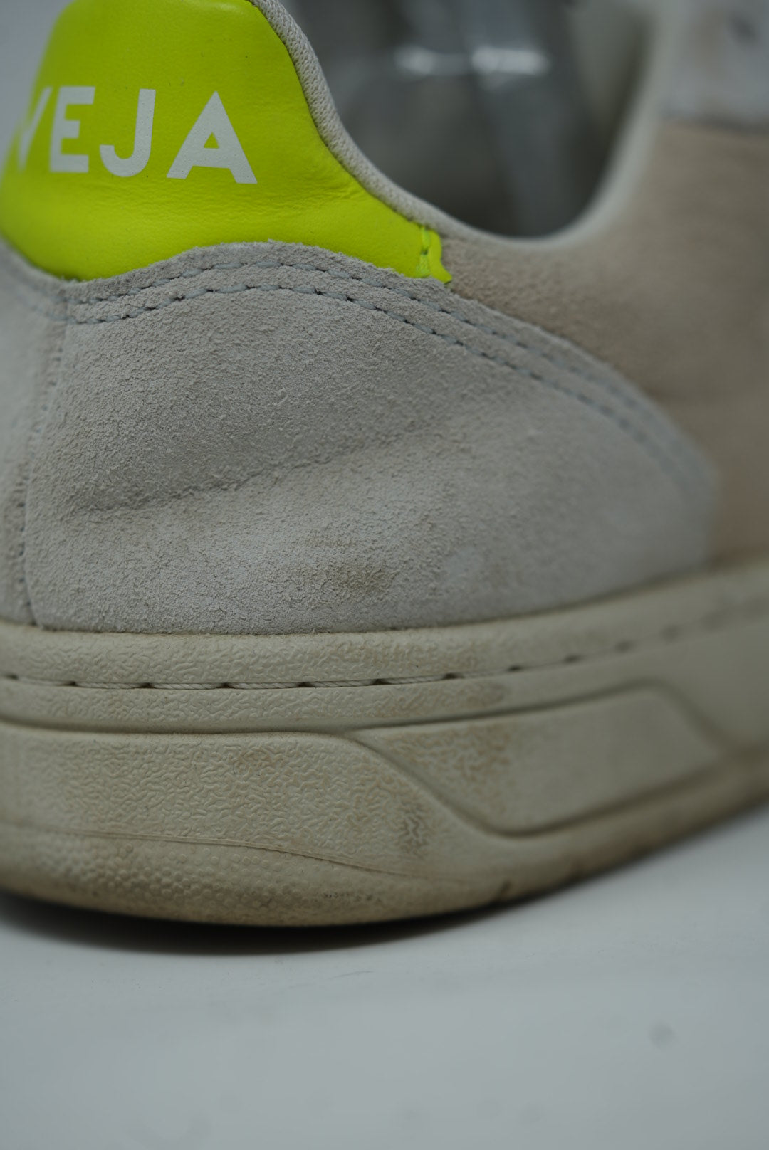 Veja White Suede Leather Sneakers