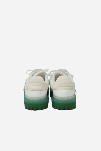 Dior Sneaker White Calf Cypress Green Transparent