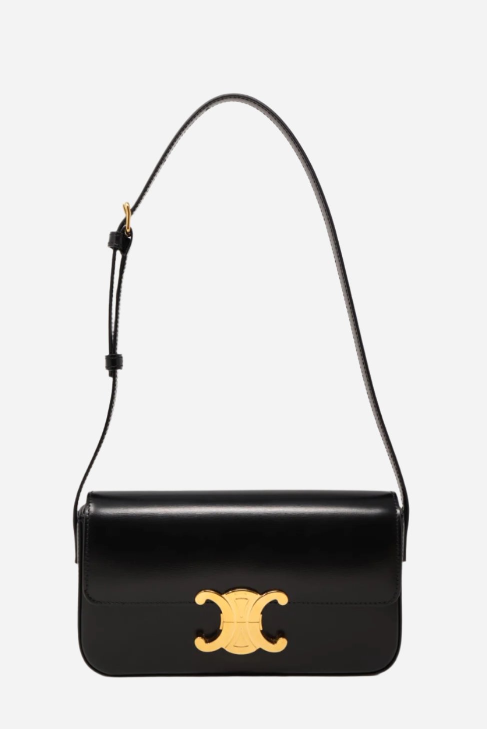 Celine SHOULDER BAG CLAUDE CALFSKIN BLACK
