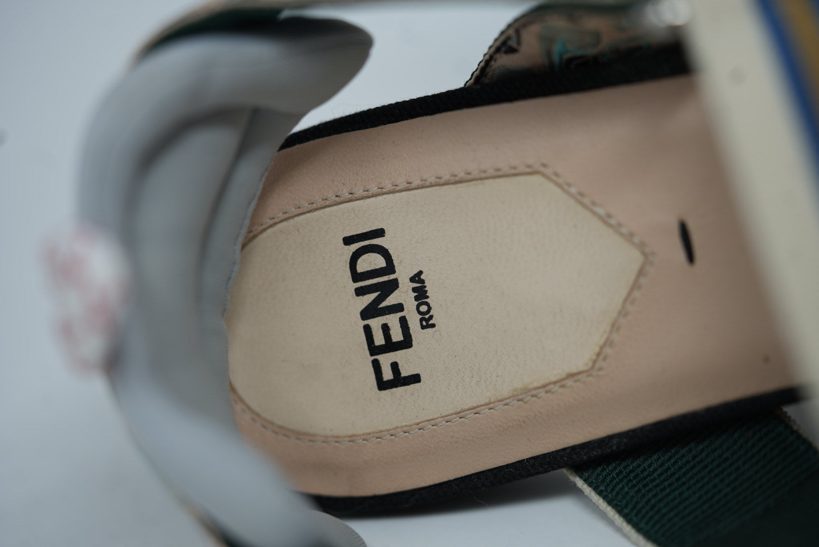 Fendi FF Multicolor Ballet Flats Slingback