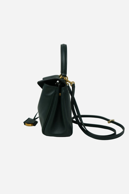 Balenciaga Green Calfskin Mini Rodeo Handbag