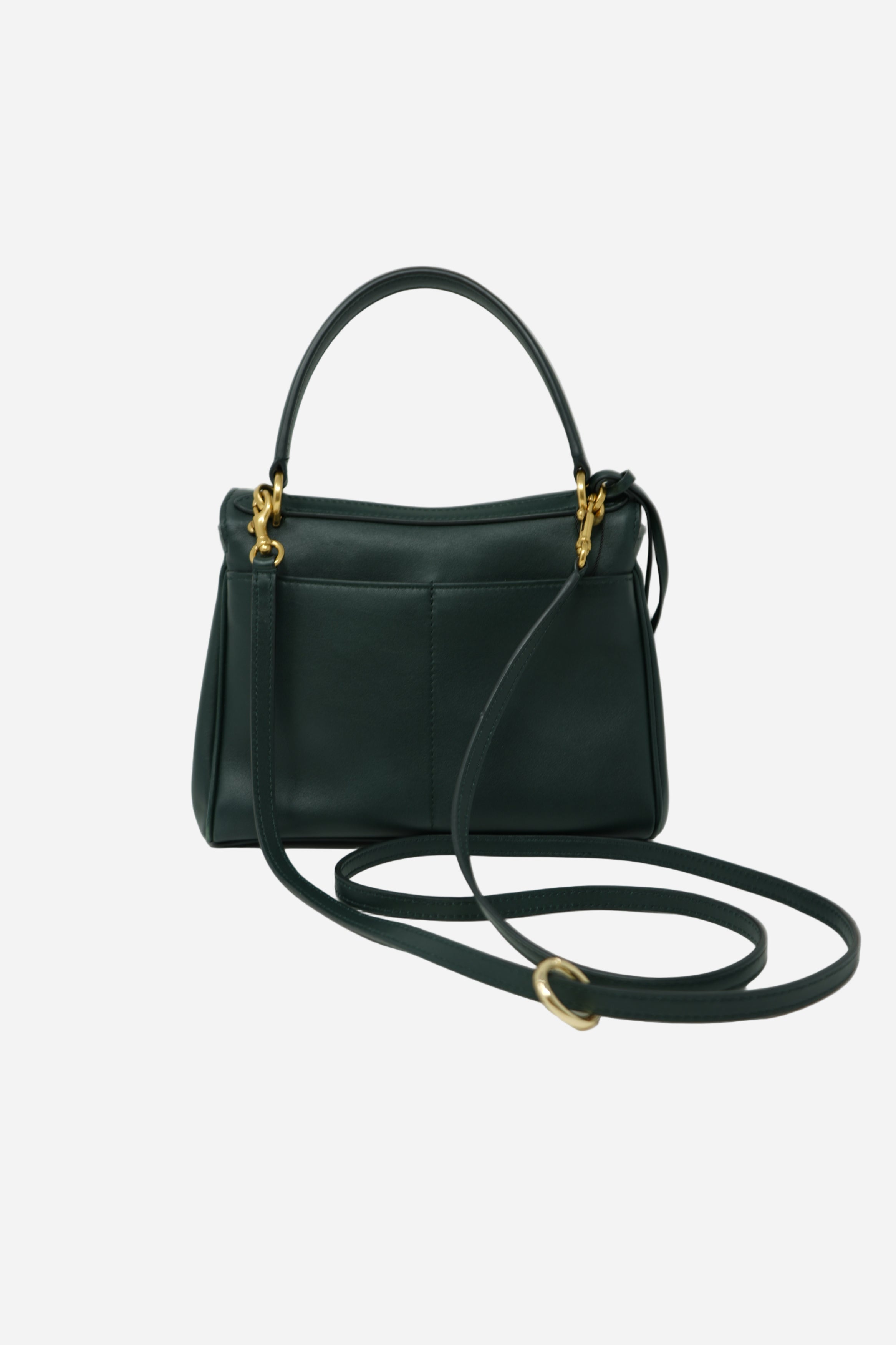 Balenciaga Green Calfskin Mini Rodeo Handbag