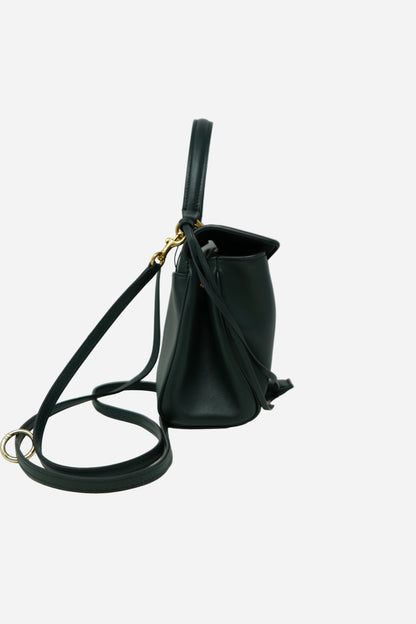 Balenciaga Green Calfskin Mini Rodeo Handbag