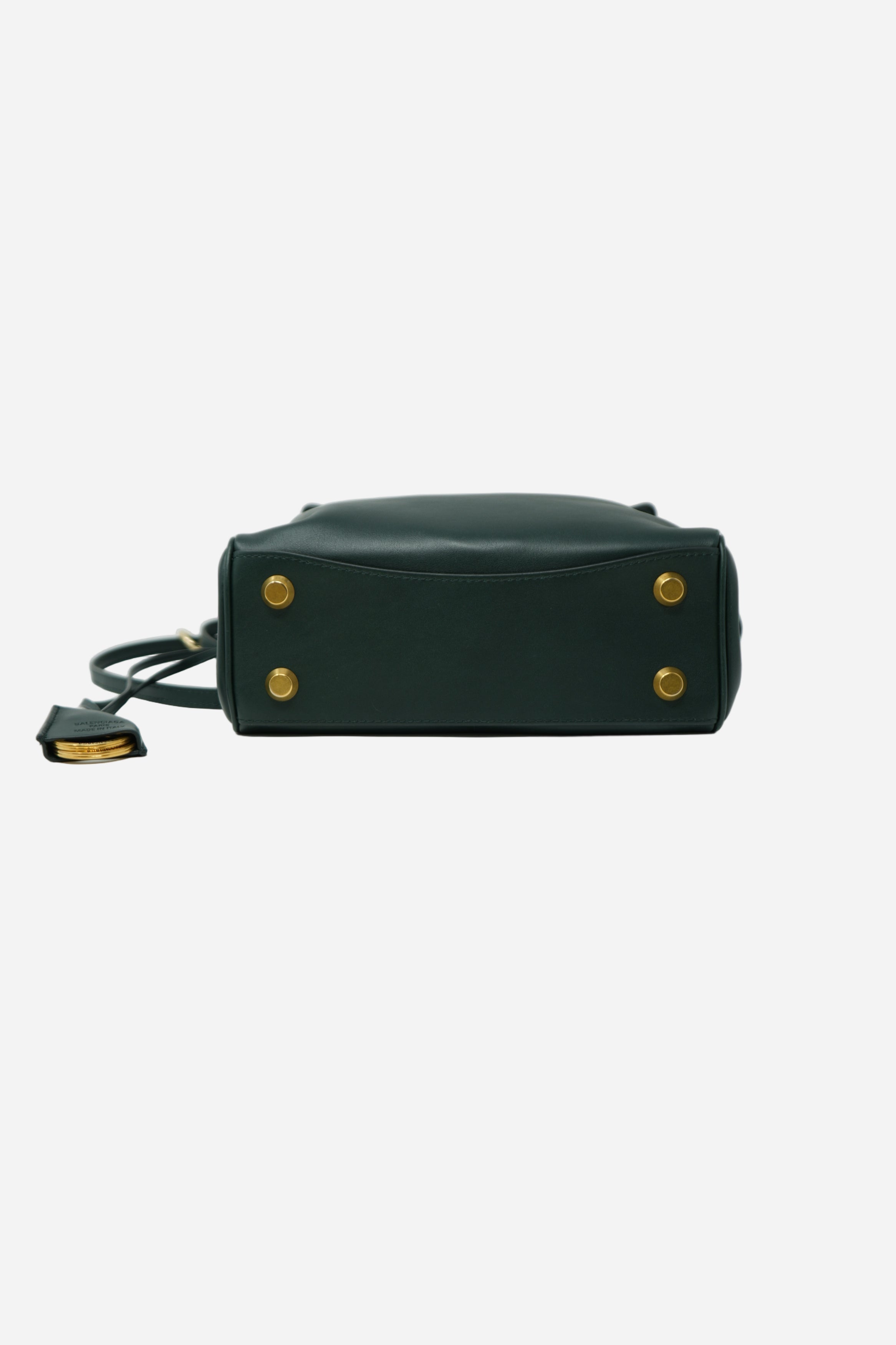 Balenciaga Green Calfskin Mini Rodeo Handbag